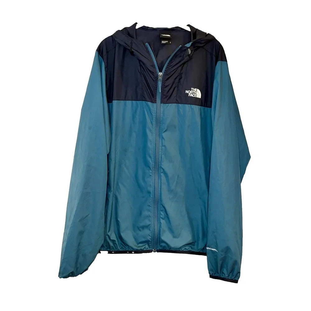 The North Face Fanorak Windwall Packable Windbreaker Jacket Color Block Men's M